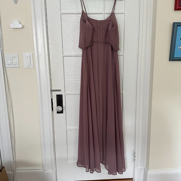 Birdy Grey Gwennie Bridesmaid Dress - Dark Mauve - Picture 2 of 7